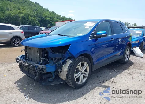 2018 Ford Edge Titanium из США, поврежденный, VIN 2FMPK4K91JBC31108